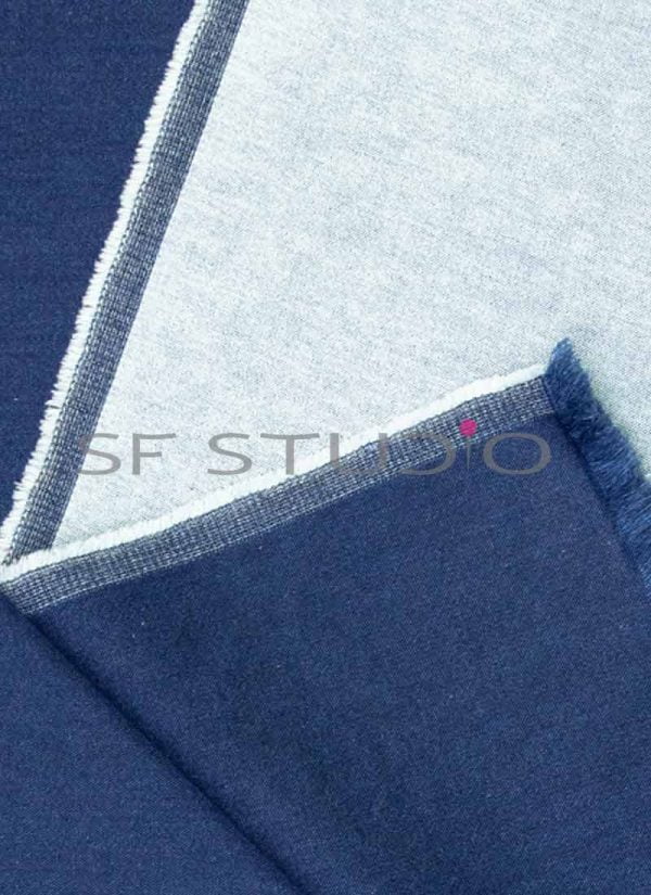 39″ Width Denim Lycra Indigo Blue fabric [Pre washed]